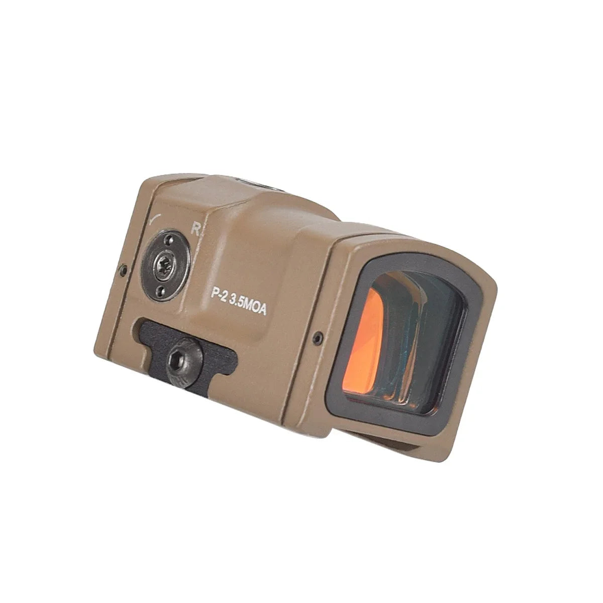 Lunette de visée tactique P-2 Red Dot 3,5 MOA avec montage haut 1,54" et fixation rail 20 mm — Pour pistolet Glock 17 MOS et carabine airsoft - BLACKBEARD OUTDOOR INDUSTRIES