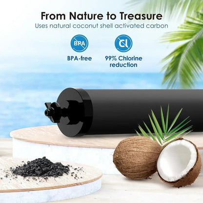 Filtres de Remplacement BB9-2 – 2 Pièces de Filtre à Charbon Actif Compatible avec le Système de Filtration d'Eau Gravity Black Berkey - BLACKBEARD OUTDOOR INDUSTRIES