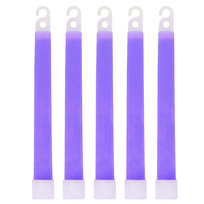 Lot de 50 Bâtons Lumineux Fluorescents 15 cm Équipement de Survie Militaire | Camping, Randonnée, SOS, Urgence, Fête | - BLACKBEARD OUTDOOR INDUSTRIES
