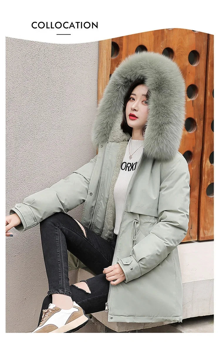 Parka Longue Femme avec Col en Fourrure – Manteau Hiver BLACKBEARD OUTDOOR INDUSTRIES