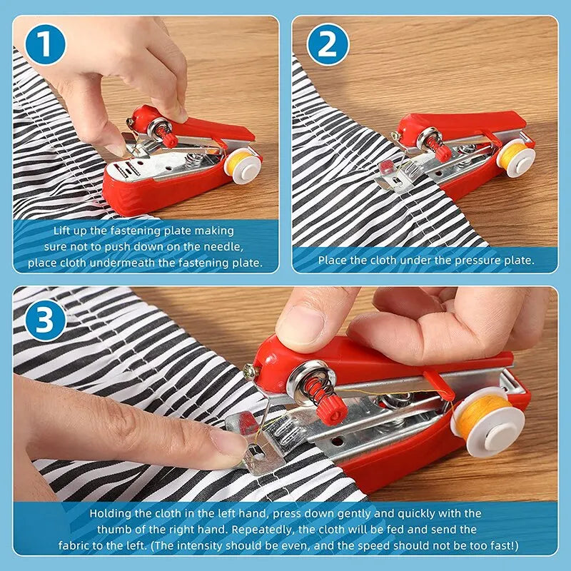 Mini Machine à Coudre Manuelle Portative - Outil de Couture DIY pour Vêtements et Tissus BLACKBEARD OUTDOOR INDUSTRIES