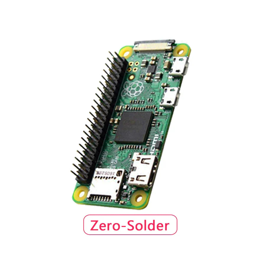 Carte Raspberry Pi Zero Officielle – Zero / Zero W / Zero 2 W / Zero-Solder / Zero W-Solder avec Header Soudé – 512 Mo RAM – Puce Broadcom Ma boutique