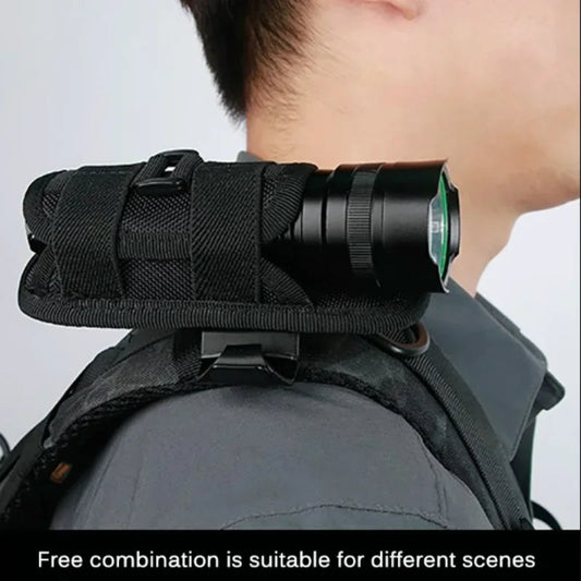Étui Rotatif 360° pour Lampe Tactique – Poche de Ceinture, Accessoire de Chasse et Kit de Survie BLACKBEARD OUTDOOR INDUSTRIES