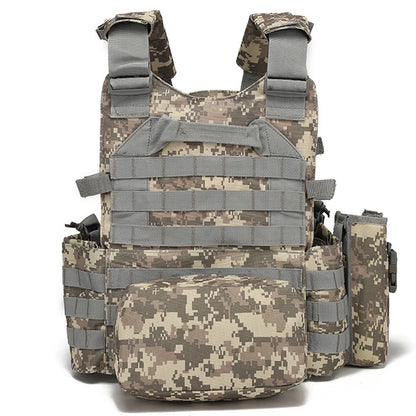 Gilet Porte-Plat en Nylon 600D Camouflage – Gilet de Protection Multifonction pour Chasse et Activités Outdoor - BLACKBEARD OUTDOOR INDUSTRIES