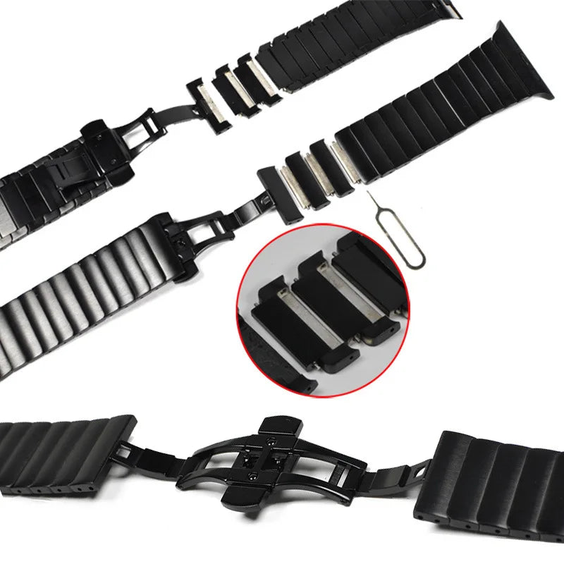 Bracelet en Titane pour Apple Watch (40/42/44/45/46/49mm) BLACKBEARD OUTDOOR INDUSTRIES
