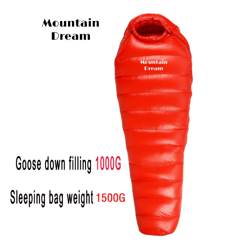 Sac de Couchage Hiver en Duvet d’Oie – Modèle Mummy 3 Saisons – KOSRTON - BLACKBEARD OUTDOOR INDUSTRIES