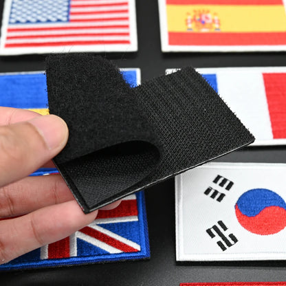 Patches Drapeaux Brodés Tactiques – international - BLACKBEARD OUTDOOR INDUSTRIES