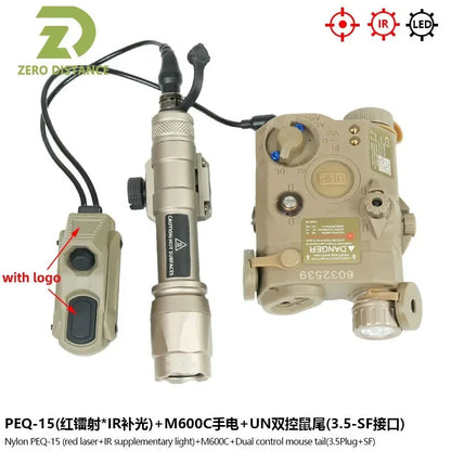 Tactical PEQ15 IR Fill Light/IR Laser et lampe de poche M600C Ma boutique