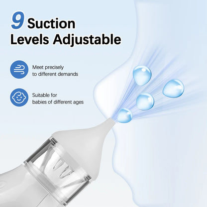 Aspirateur Nasal Électrique pour Bébé - Appareil Portable , avec 2 Embouts en Silicone - BLACKBEARD OUTDOOR INDUSTRIES