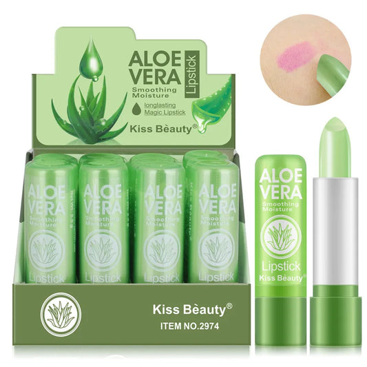 Lot de 12 Baumes à Lèvres Teintés – Aloe Vera & Huiles Naturelles - BLACKBEARD OUTDOOR INDUSTRIES