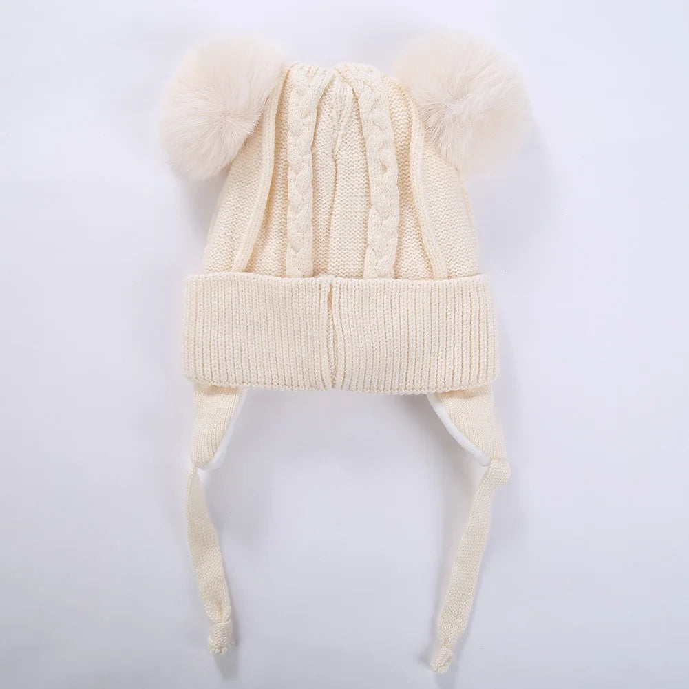 bonnet tricoté ours pour enfant 0/3ans Ma boutique
