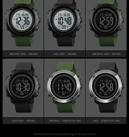 Montre Digitale Homme SKMEI 1426 – Sport, Alarme, Étanche 5Bar - BLACKBEARD OUTDOOR INDUSTRIES