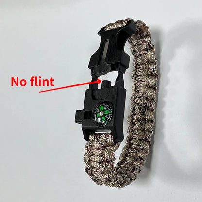 Bracelet de Survie Paracorde 3 en 1 pour Hommes et Femmes – Boussole, Sifflet, Couteau – Accessoire Multi-fonction pour Camping, Randonnée et Urgences - BLACKBEARD OUTDOOR INDUSTRIES