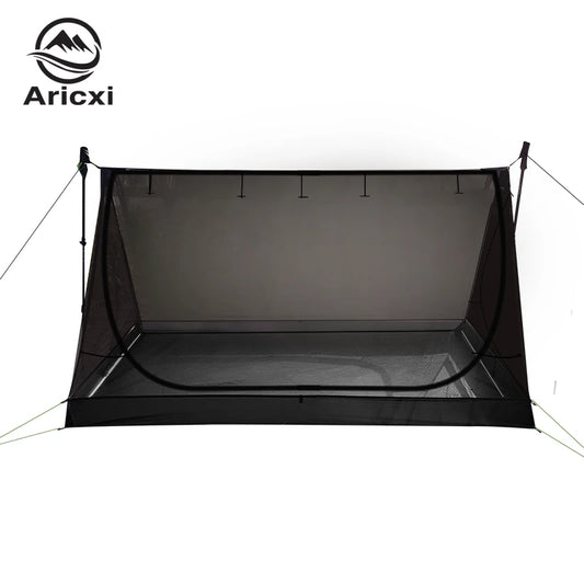 Aricxi Tente Intérieure Bushcraft Ultralégère 2 Personnes – 40D Silnylon Sans Arceaux - BLACKBEARD OUTDOOR INDUSTRIES