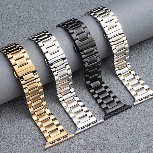 Bracelet en Acier Inoxydable pour Apple Watch – Bandes Métalliques pour iWatch Ultra / Series 10/9/8/7/6/5/4/3/SE BLACKBEARD OUTDOOR INDUSTRIES