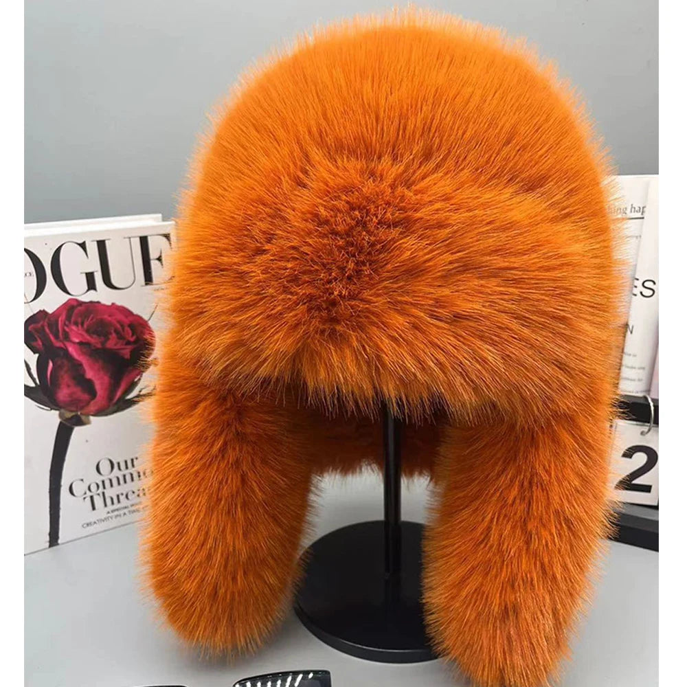Chapka Saga Furs en Faux Vison Bleu - BLACKBEARD OUTDOOR INDUSTRIES