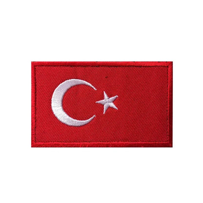 Patch Brodé Drapeau – international | Patch Militaire Tactique Velcro - BLACKBEARD OUTDOOR INDUSTRIES