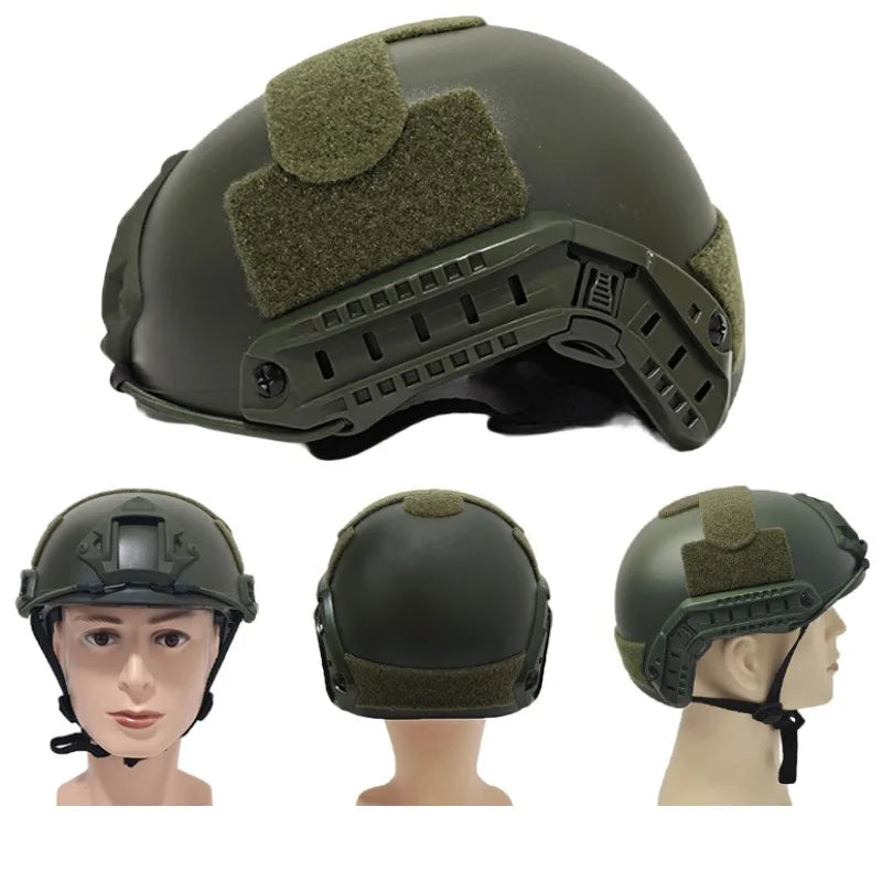 AST Helmet MICH2000 Tactical Airsoft Helmet Casque tactique léger pour Airsoft, Outdoor, Paintball, CS, SWAT et activités sportives Ma boutique