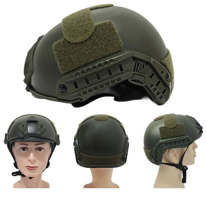 AST Helmet MICH2000 Tactical Airsoft Helmet Casque tactique léger pour Airsoft, Outdoor, Paintball, CS, SWAT et activités sportives Ma boutique