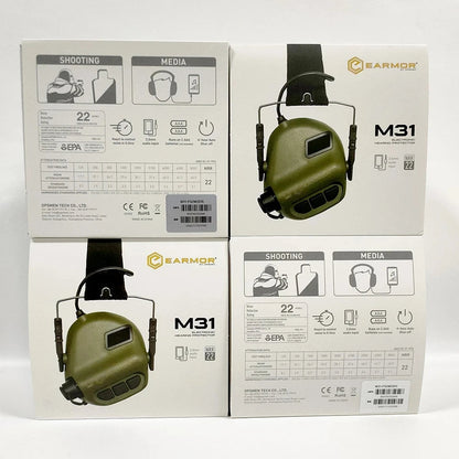 EARMOR M31 MOD4 – Casque Électronique Tactique de Protection Auditive Ma boutique