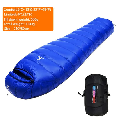 Sac de Couchage Ultraléger en Duvet de Canard Blanc | Hiver / Automne – Forme Momie - BLACKBEARD OUTDOOR INDUSTRIES