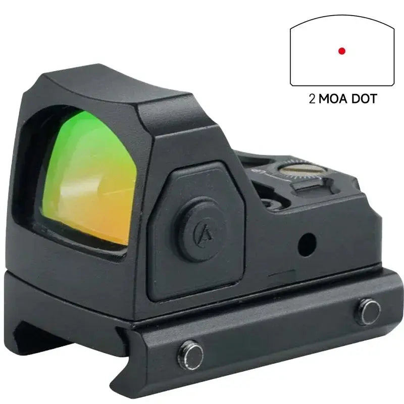 Viseur Tactique HD à Point Rouge Ajustable – Lentille Optique pour Fusil, Suivi Facile, Accessoire de Chasse et Tir Sportif Ma boutique