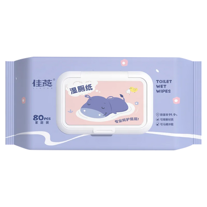 80pcs / 160pcs Wet Toilet Paper – Flushable Adult Hygiene Care Wipes - BLACKBEARD OUTDOOR INDUSTRIES