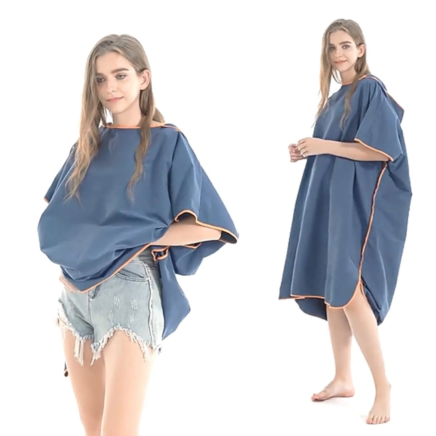 Poncho de Surf avec Capuche – Serviette Microfibre Multifonctionnelle pour la Plage, le Bain et le Changement de Combinaison BLACKBEARD OUTDOOR INDUSTRIES