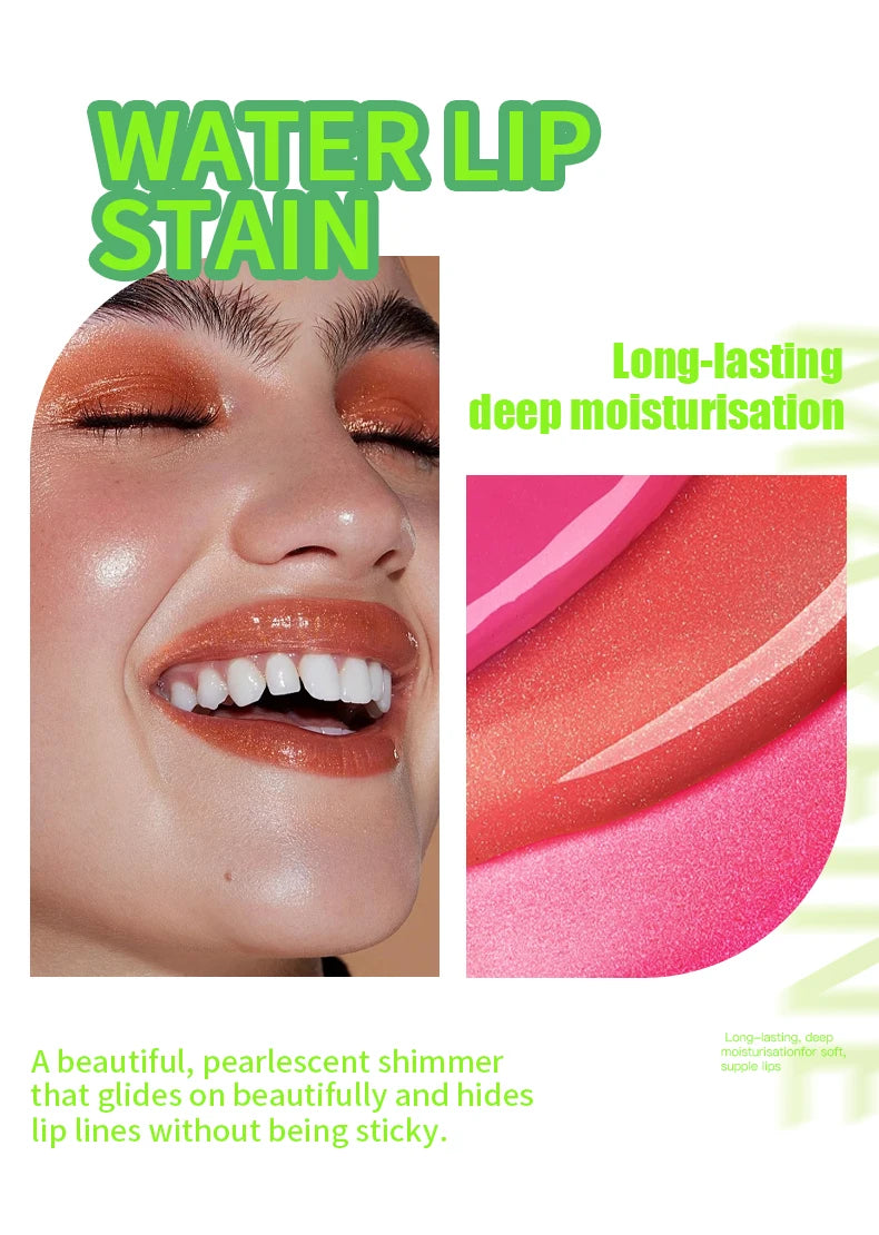 6-tone moisturizing lip gloss luminous oil lip gloss, moisturizing transparent liquid lip gloss, natural lip enhancer, make lips BLACKBEARD OUTDOOR INDUSTRIES