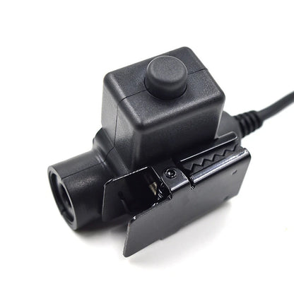 Câble PTT U94 7.0mm pour Casque 2 PIN — Compatible Baofeng UV-5R, UV-S9 Plus, UV-82, AR-152 - BLACKBEARD OUTDOOR INDUSTRIES
