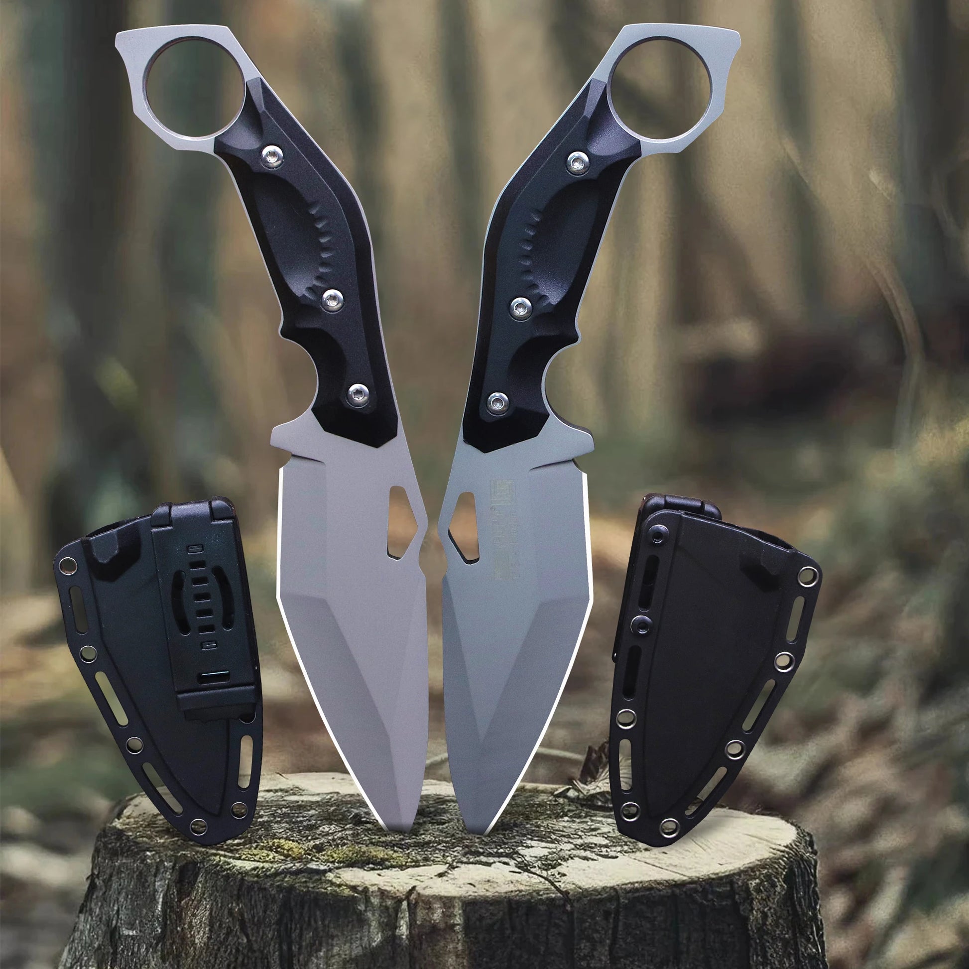 WPKOPYA™ Couteau Tactique de Survie – Lame Fixe 21 cm - BLACKBEARD OUTDOOR INDUSTRIES