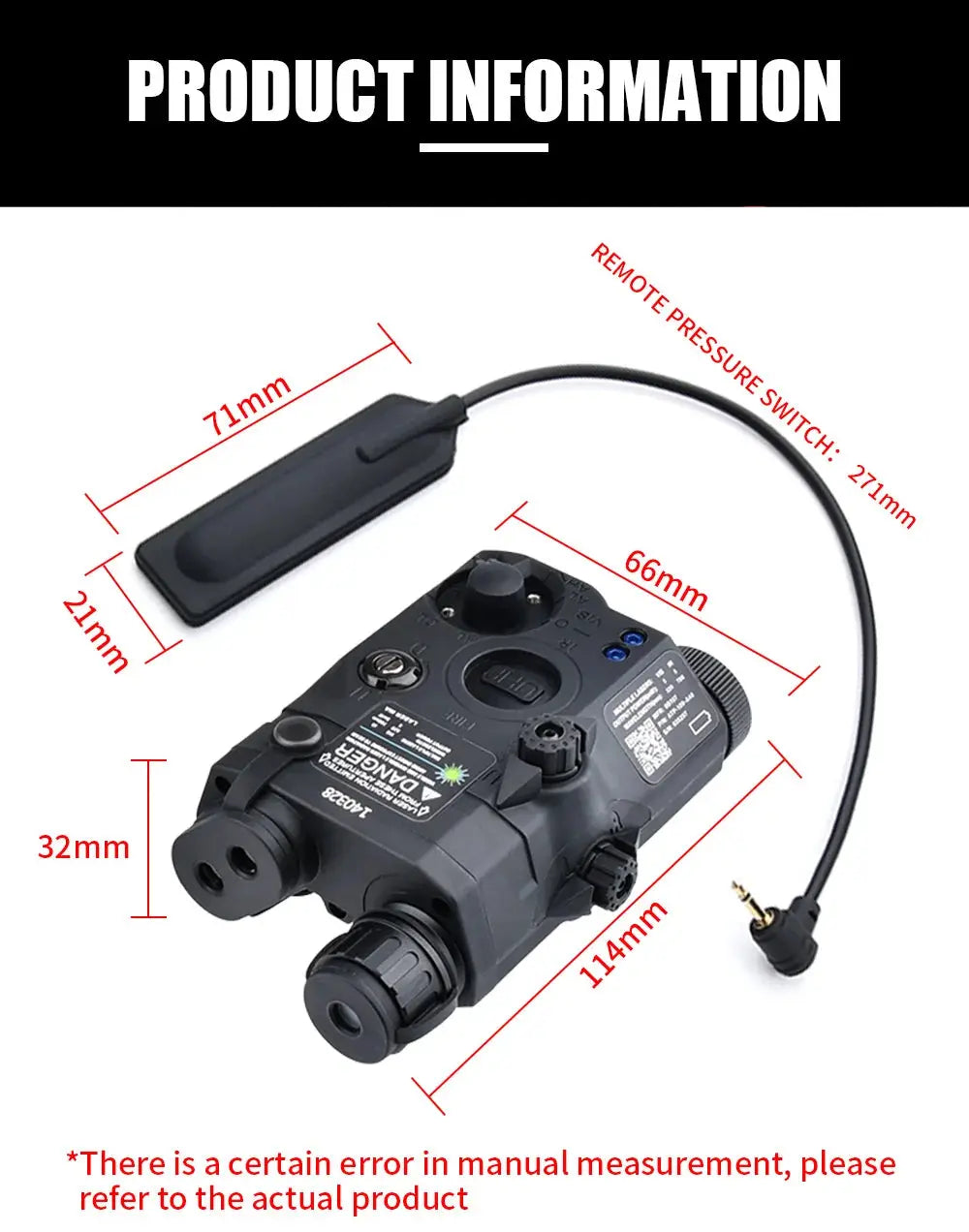 PEQ-15 Equipement Laser Puissant pour Airsoft – Laser Rouge/Vert/Bleu + IR Light + Flashlight M600C Ma boutique
