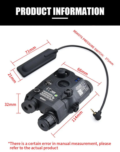 PEQ-15 Equipement Laser Puissant pour Airsoft – Laser Rouge/Vert/Bleu + IR Light + Flashlight M600C Ma boutique