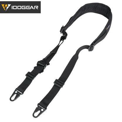 Sangle Tactique IDOGEAR – Modèle Slingster 2 Points – Ajustement Rapide – Coloris Ranger Green - BLACKBEARD OUTDOOR INDUSTRIES