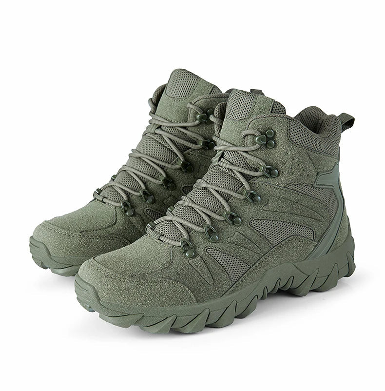 Bottes de Combat Tactiques Améliorées pour Homme - Chaussures de Randonnée Résistantes et Respirantes BLACKBEARD OUTDOOR INDUSTRIES