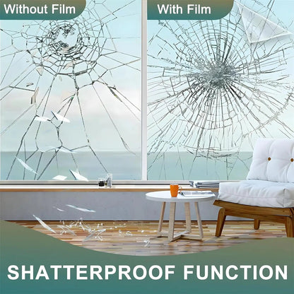 Film de Sécurité Transparent pour Fenêtres – Film Anti-Éclats et Tempéré BLACKBEARD OUTDOOR INDUSTRIES