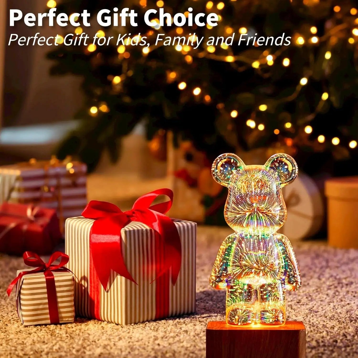 ours LED effet 3D firework Ma boutique