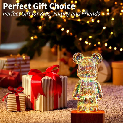 ours LED effet 3D firework Ma boutique