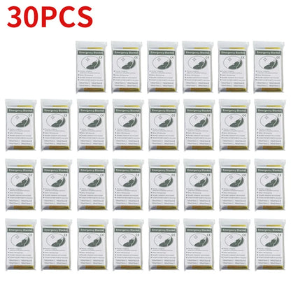 Couverture de Survie d’Urgence Extérieure 130x210 cm – Lot de 5 à 30 pièces - BLACKBEARD OUTDOOR INDUSTRIES