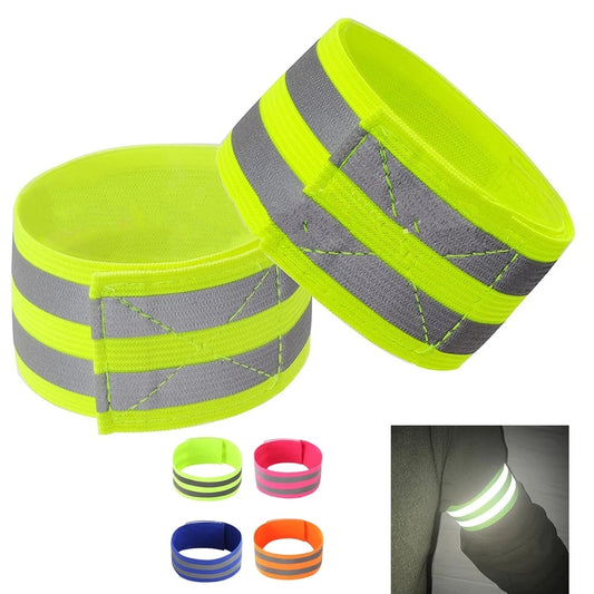 2PCS Brassards Réfléchissants à LED – Pour Running, Vélo, Randonnée - BLACKBEARD OUTDOOR INDUSTRIES