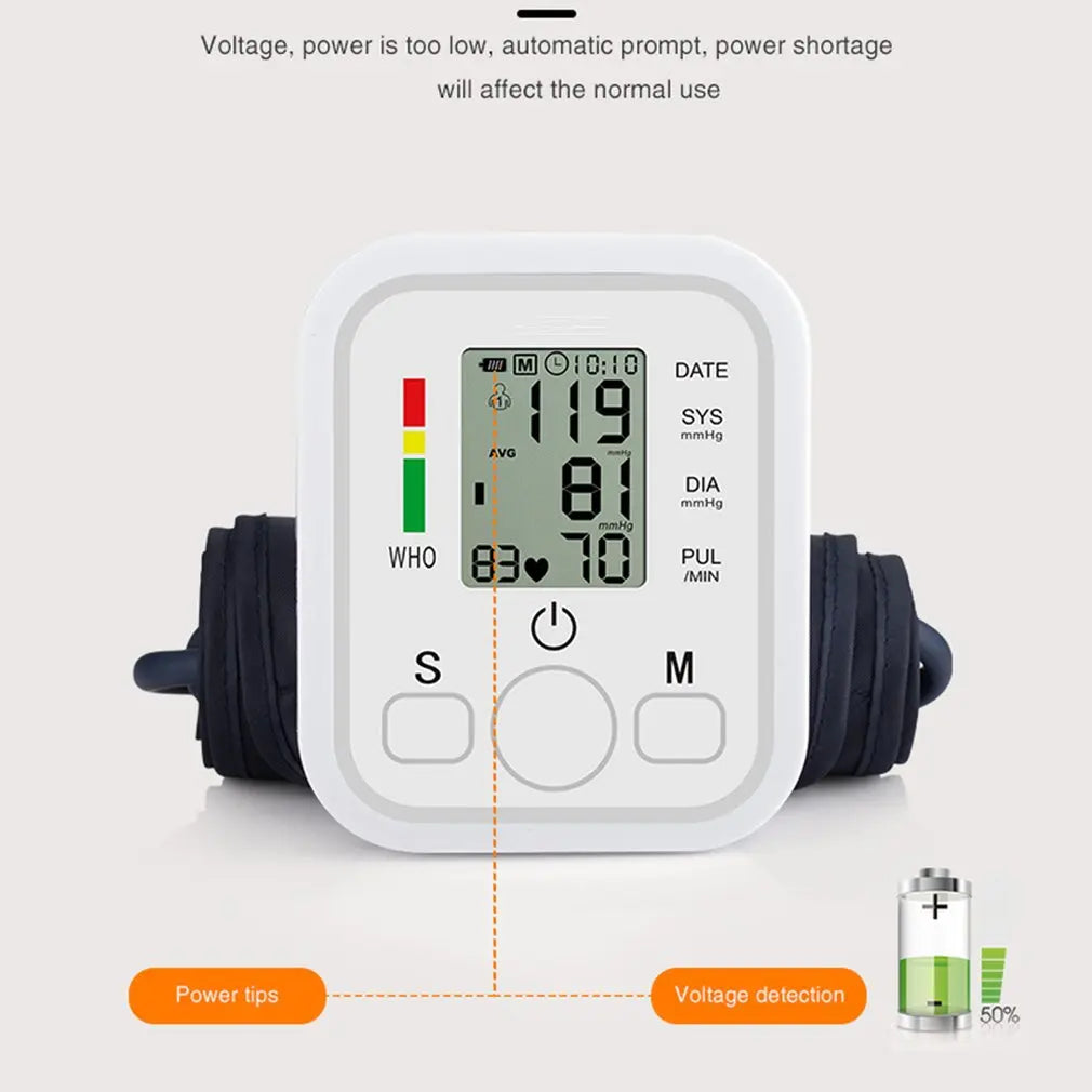 Tensiomètre Digital Portable – Moniteur de Tension Artérielle au Bras avec Mesure du Pouls Ma boutique