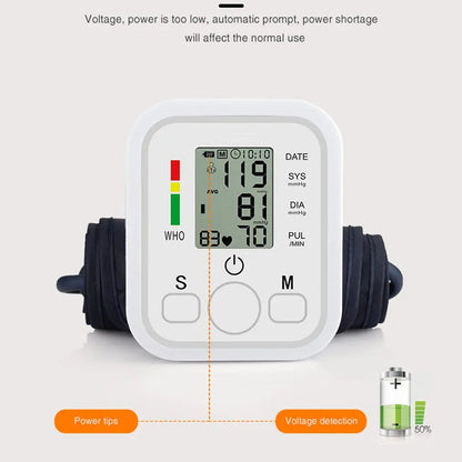 Tensiomètre Digital Portable – Moniteur de Tension Artérielle au Bras avec Mesure du Pouls Ma boutique