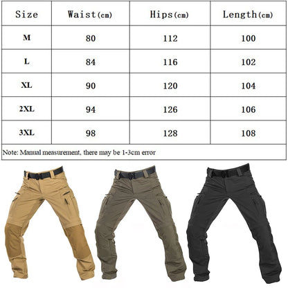 Pantalon Cargo Homme Tactique Résistant – Multi-Poches, Style Militaire, Printemps/Automne - BLACKBEARD OUTDOOR INDUSTRIES