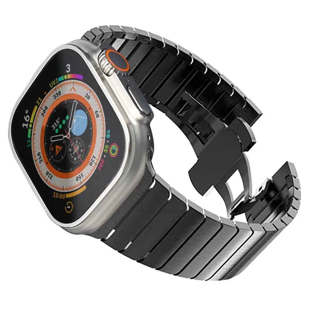 Bracelet en Titane pour Apple Watch (40/42/44/45/46/49mm) BLACKBEARD OUTDOOR INDUSTRIES