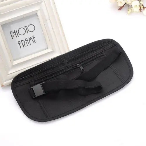 Ceinture Pochette de Voyage Sécurisée – Unisexe, Ultra-fine, Noire - BLACKBEARD OUTDOOR INDUSTRIES
