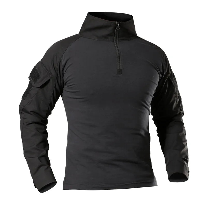 🪖 Chemise de Combat Camouflage Homme – TOMITANY Airsoft | Paintball | Randonnée | Tactique | Manches longues - BLACKBEARD OUTDOOR INDUSTRIES
