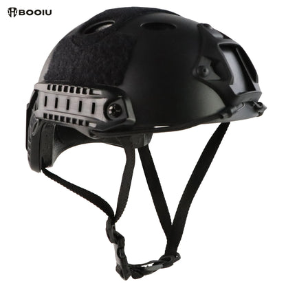 BOOIU Airsoft FAST Helmet PJ – Casque Tactique Léger pour Sports Extérieurs - BLACKBEARD OUTDOOR INDUSTRIES