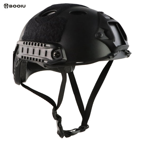 BOOIU Airsoft FAST Helmet PJ – Casque Tactique Léger pour Sports Extérieurs - BLACKBEARD OUTDOOR INDUSTRIES