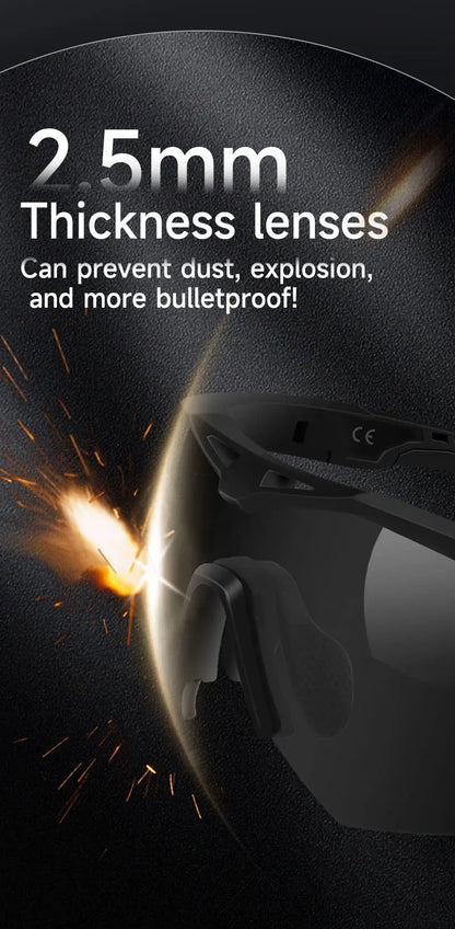 Lunettes Tactiques de Tir 3 Lentilles - Lunettes Résistantes aux Impacts, Anti-buée et Anti-vent BLACKBEARD OUTDOOR INDUSTRIES