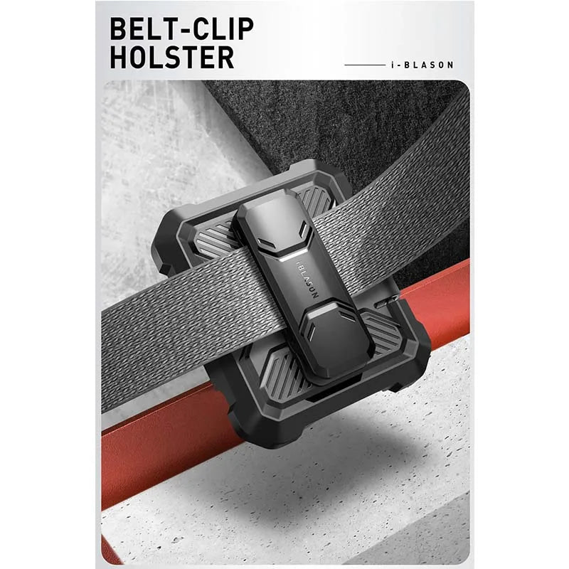 I-BLASON For Samsung Galaxy Z Flip 7 FE/6/5 Case Armorbox Full-Body Military Protection Phone Case with Screen Protector & Stand BLACKBEARD OUTDOOR INDUSTRIES